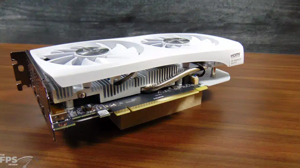 ZOTAC GAMING GeForce RTX 4060 8GB Twin Edge OC White Edition Bottom Edge