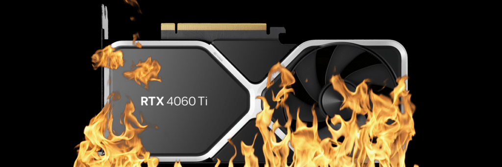 NVIDIA GeForce RTX 4060 Ti Founders Edition with Flames On Top