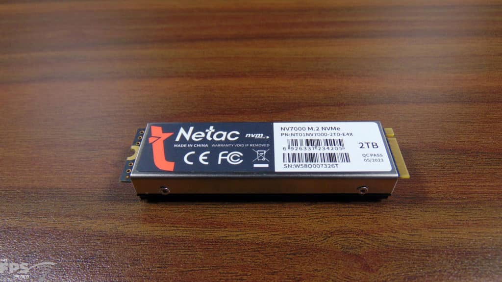 Netac NV7000 2TB PCIe Gen4 M.2 NVMe SSD Bottom