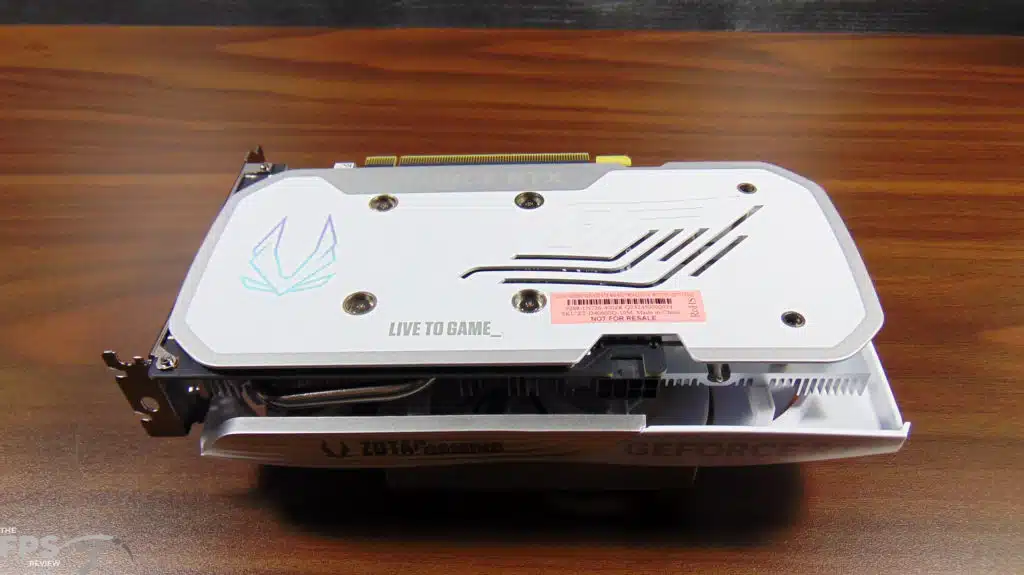 ZOTAC GAMING GeForce RTX 4060 8GB Twin Edge OC White Edition Bottom View