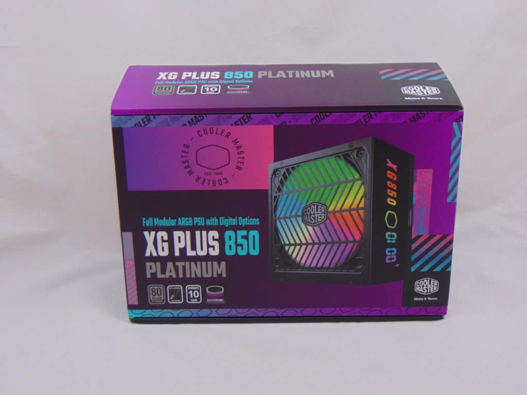 Cooler Master XG PLUS 850 Platinum box front