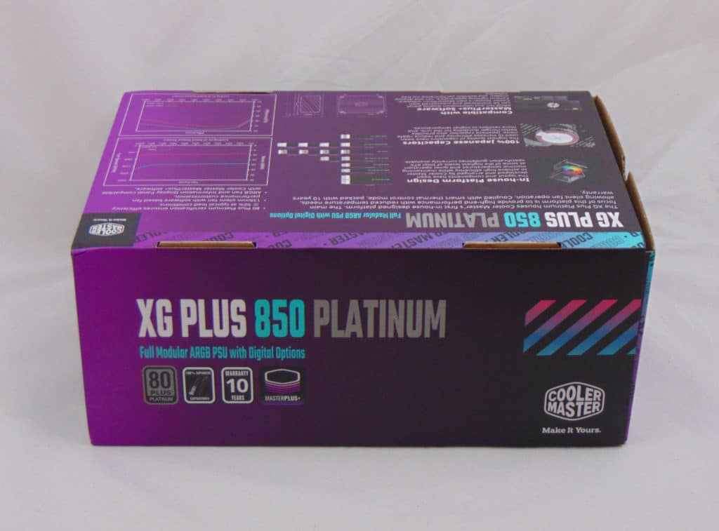Cooler Master XG PLUS 850 Platinum box side 3