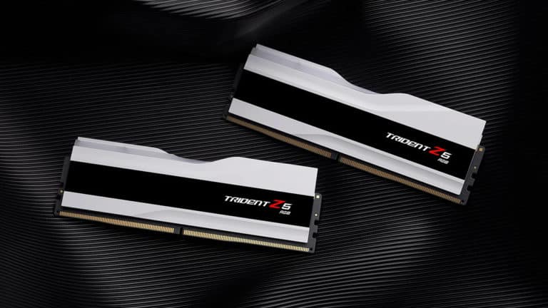 G.SKILL Announces Trident Z5 RGB Series DDR5 Memory with Speeds of up to DDR-8200 in White