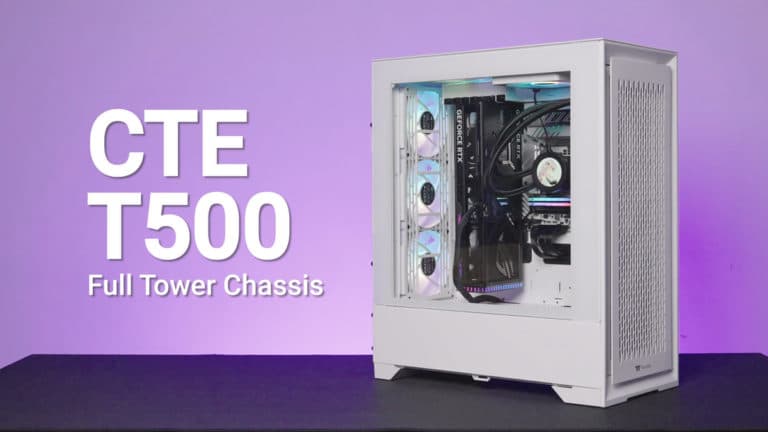 Thermaltake Announces Availability of CTE T500 Full Tower Chassis Series in Black and White Options