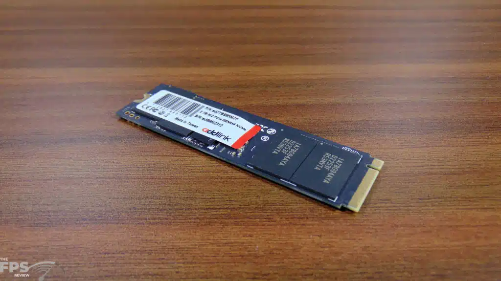 addlink S95 2TB PCIe Gen4 M.2 NVMe SSD back view