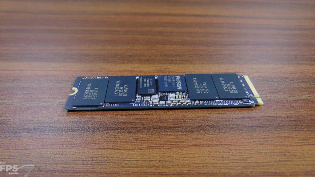 addlink S95 2TB PCIe Gen4 M.2 NVMe SSD top view bare components