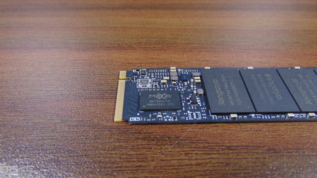 Lexar NM710 1TB PCIe Gen4 M.2 NVMe SSD Maxio Controller Closeup