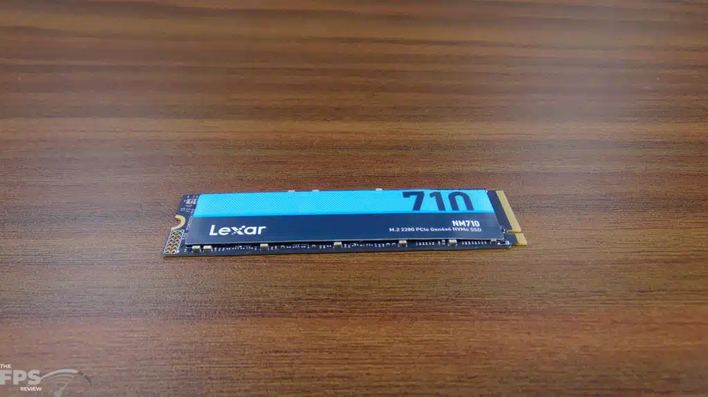 Lexar NM710 1TB PCIe Gen4 M.2 NVMe SSD Top View