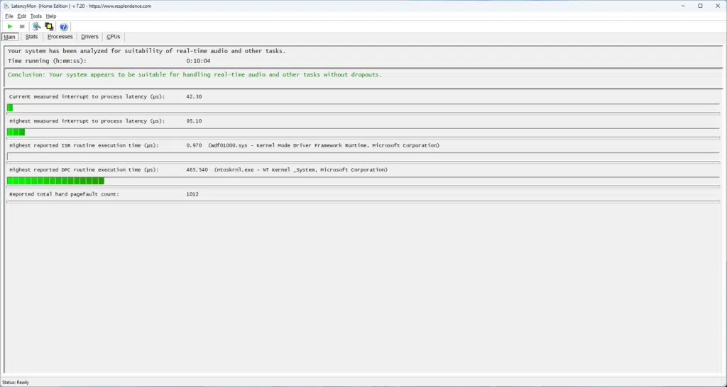 Latency Mon Test 2