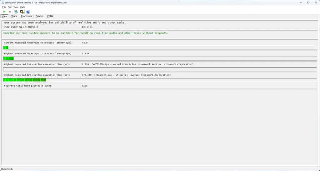 Latency Mon Test 3