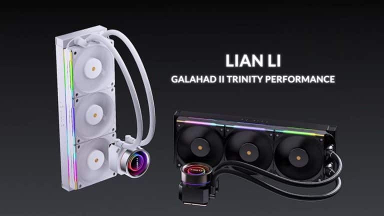 Lian Li Launches GALAHAD II TRINITY Series AIOs in 240mm and 360mm Sizes with Up to 32mm Thick Radiators and Interchangeable Pump Covers