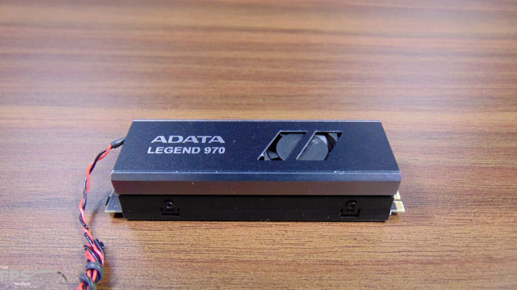ADATA LEGEND 970 2TB PCIe Gen5 M.2 NVMe SSD Top View