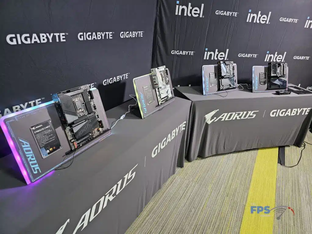 GIGABYTE Z790 refresh boards on display