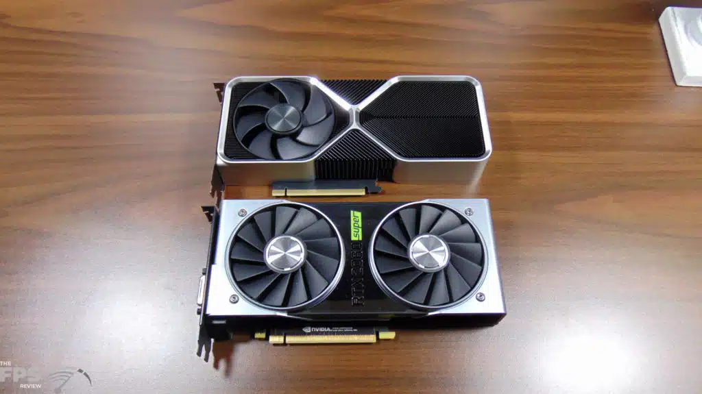 NVIDIA GeForce RTX 4060 Ti Founders Edition and NVIDIA GeForce RTX 2060 SUPER Video Cards Side By Side