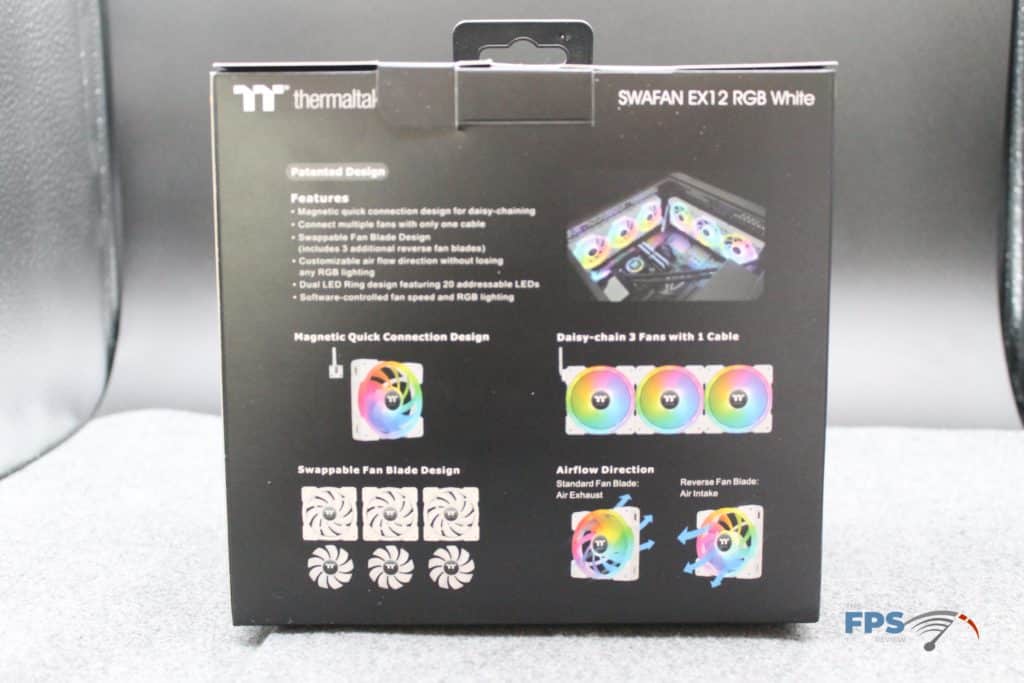Thermaltake SWAFAN EX12 RGB Box Rear
