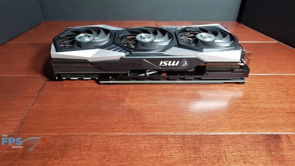 MSI AMD Radeon RX 7900 XTX GAMING TRIO CLASSIC: card upside