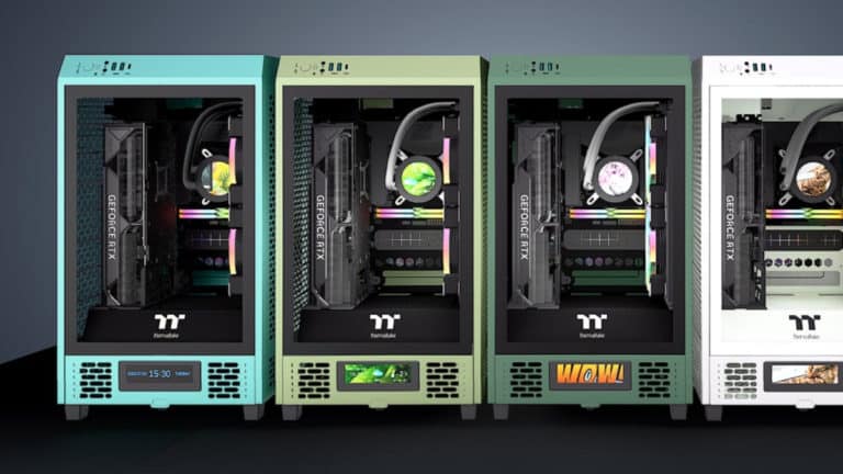 Thermaltake The Tower 200 Mini Chassis Series Now Available in Turquoise, Racing Green, and Matcha Green