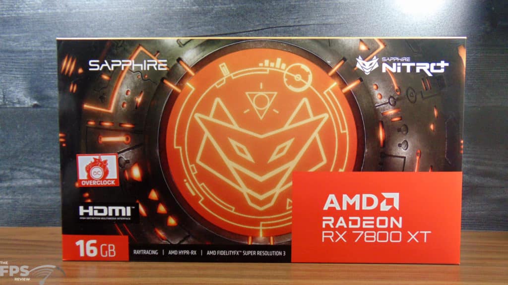 SAPPHIRE NITRO+ Radeon RX 7800 XT 16GB Gaming OC Box Front