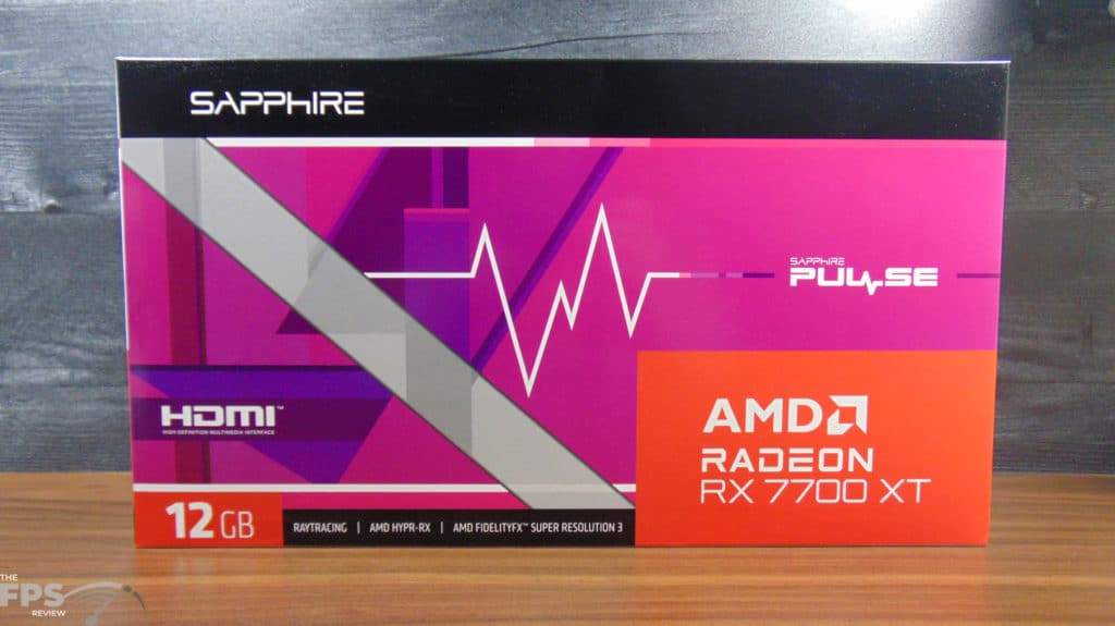 SAPPHIRE PULSE Radeon RX 7700 XT GAMING 12GB Box Front