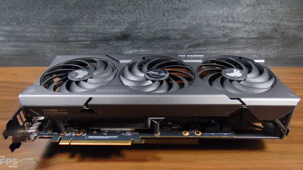 ASUS TUF Gaming Radeon RX 7800 XT OC Edition Top View