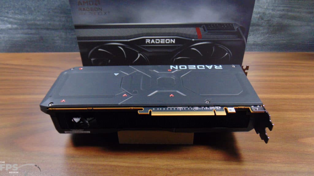 AMD Radeon RX 7800 XT Video Card Bottom View