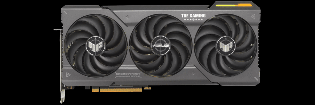 ASUS TUF Gaming Radeon RX 7800 XT OC Edition Video Card Front View