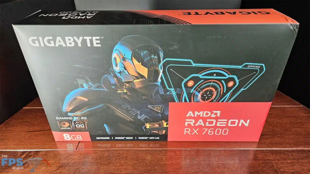 GIGABYTE Radeon RX 7600 GAMING OC: box front