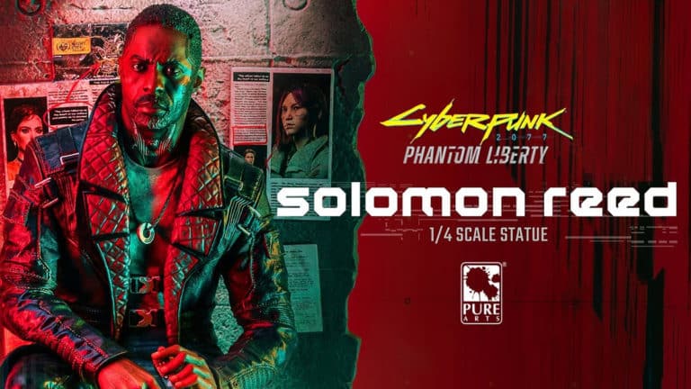 Pure Arts Launches Cyberpunk 2077: Phantom Liberty Solomon Reed 1/4 Scale Statue with LED Effects and Likeness of Idris Elba
