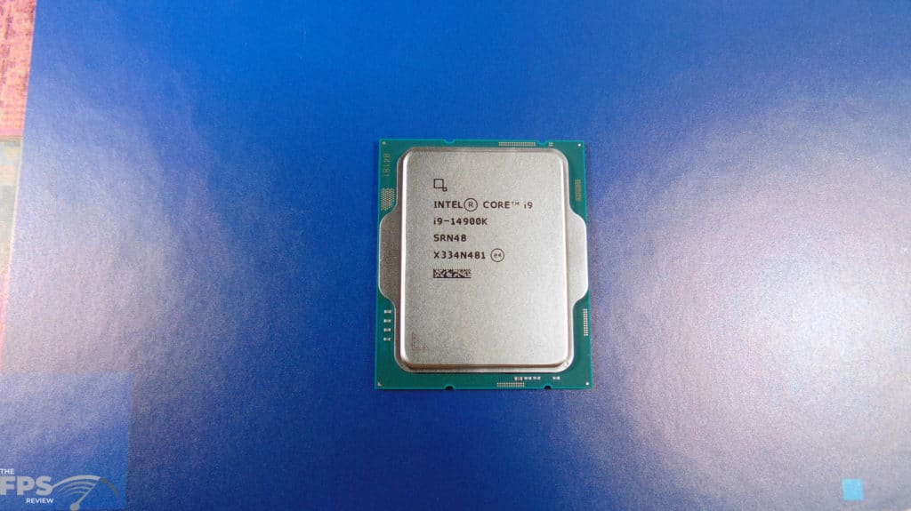 Intel Core i9-14900K CPU Top View