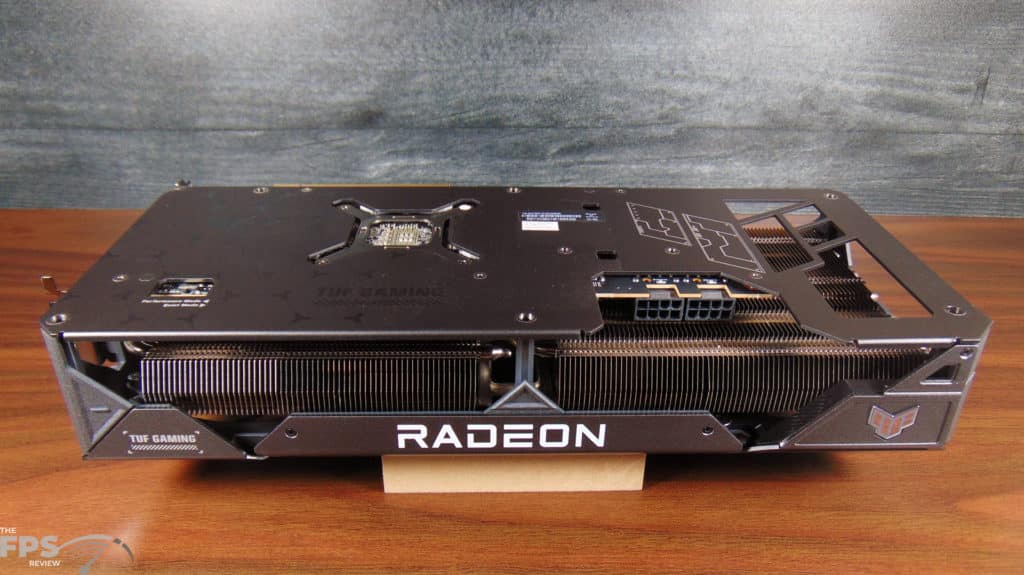 ASUS TUF Gaming Radeon RX 7700 XT OC Edition Back of Card