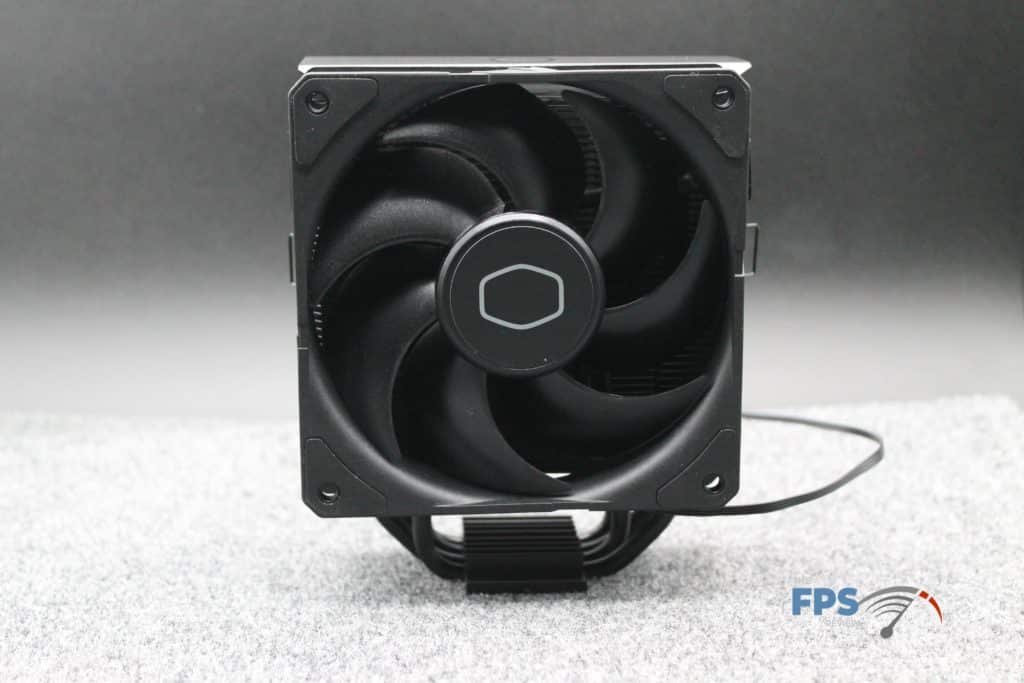 Cooler Master Hyper 212 Black with fan front view