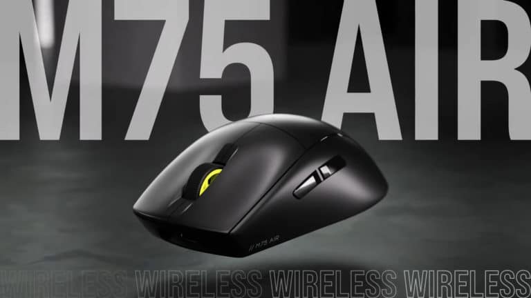 Corsair’s M75 AIR WIRELESS Gaming Mouse Weighs Only 60 Grams