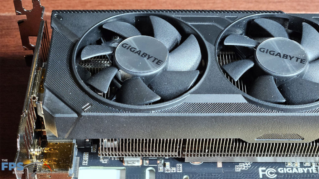 GIGABYTE GeForce RTX 4060 OC Low Profile: fan close