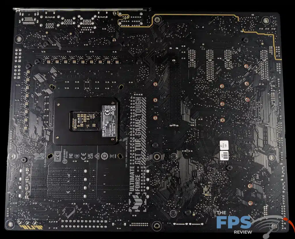 ASUS TUF GAMING Z790-PRO WiFi Motherboard PCB back.