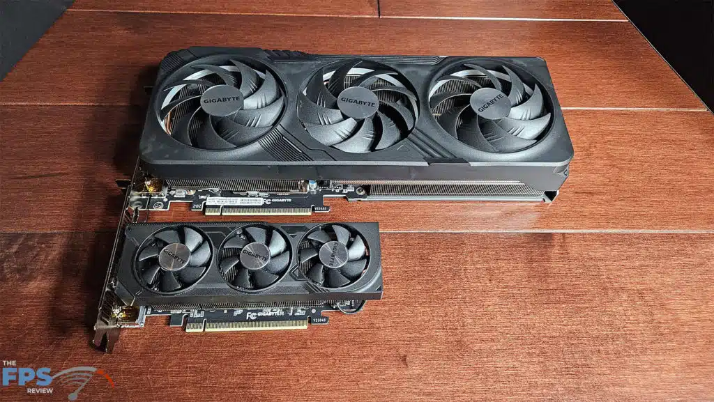 GIGABYTE GeForce RTX 4060 OC Low Profile: comparison to RTX 4070 Ti