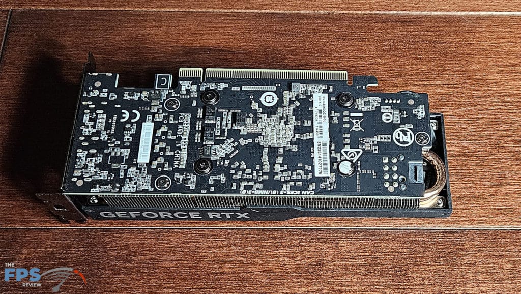 GIGABYTE GeForce RTX 4060 OC Low Profile: card back