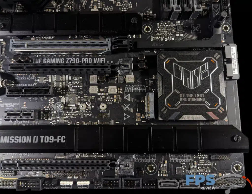 ASUS TUF GAMING Z790-PRO WiFi Motherboard M.2 slots.