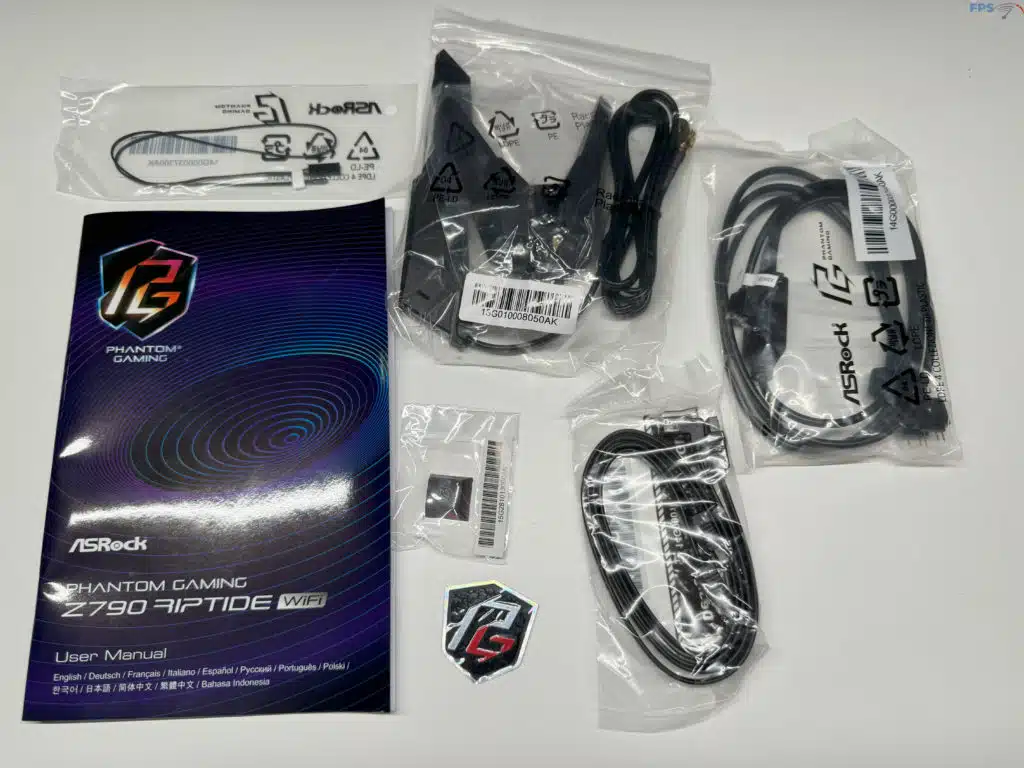 ASRock Phantom Gaming Z790 RIPTIDE WIFI contents