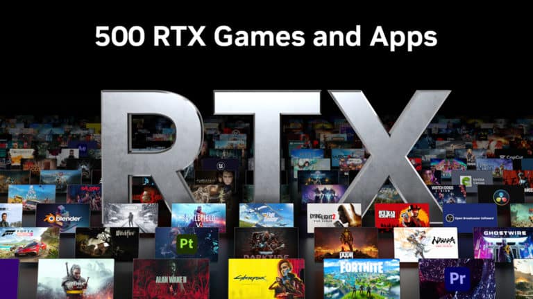 NVIDIA Celebrates 500 RTX Games and Apps Milestone with New Infographic and $500 Gift Card Sweepstakes
