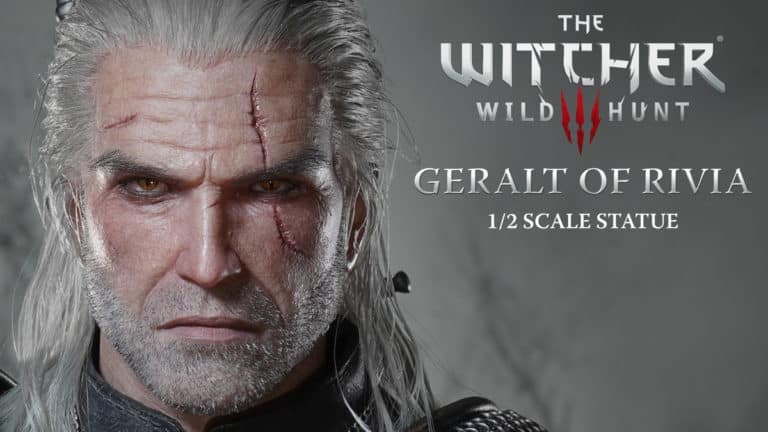 The Witcher 3: Wild Hunt Geralt of Rivia 1/2 Scale Statue Is Now Available to Pre-Order for $3,499