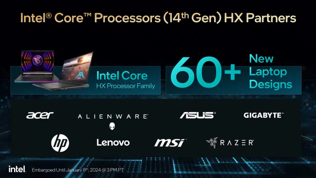 Intel Core Processors HX/U Mobile & 65/35W Desktop Press Deck