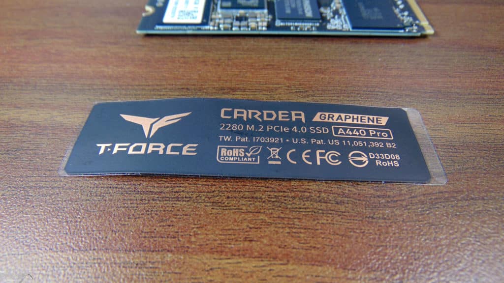 TEAMGROUP T-FORCE CARDEA A440 PRO 2TB PCIe Gen4 M.2 NVMe SSD Graphene Heatsink