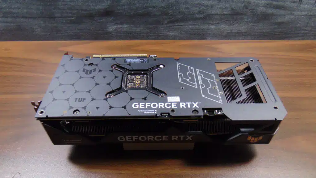 ASUS TUF Gaming GeForce RTX 4070 Ti SUPER Bottom View