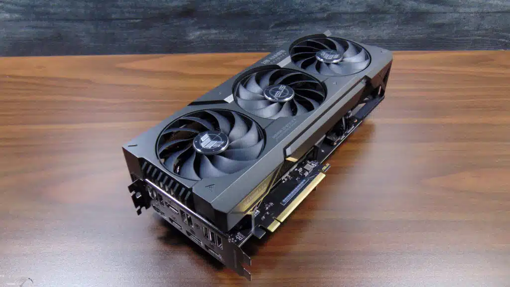 ASUS TUF Gaming GeForce RTX 4070 Ti SUPER Top View