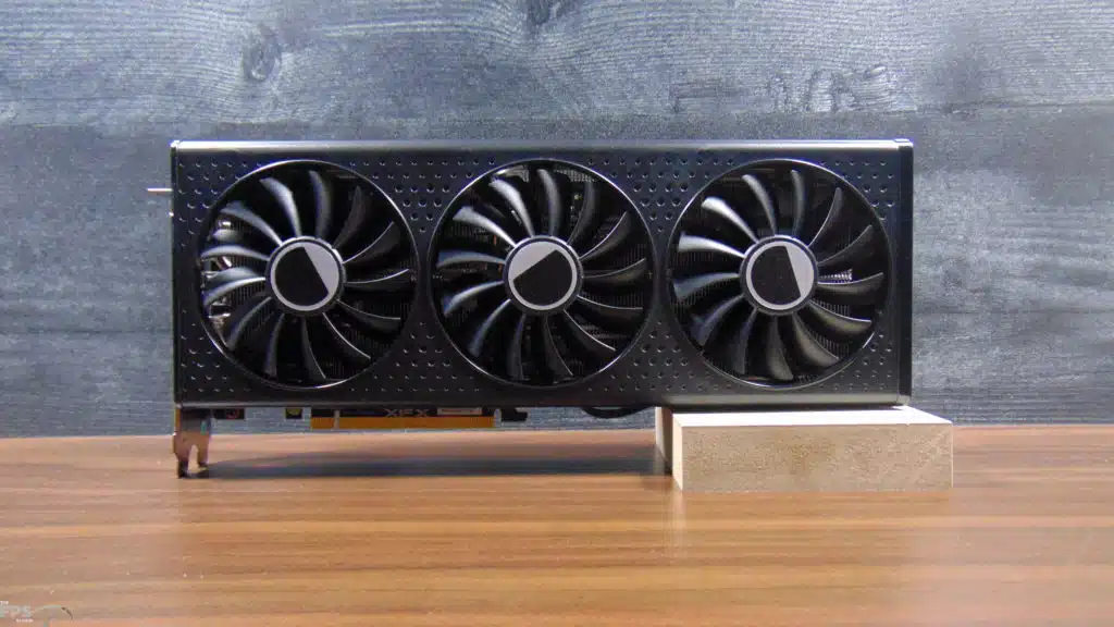 XFX Speedster QICK 309 Radeon RX 7600 XT Black Edition Video Card Front View