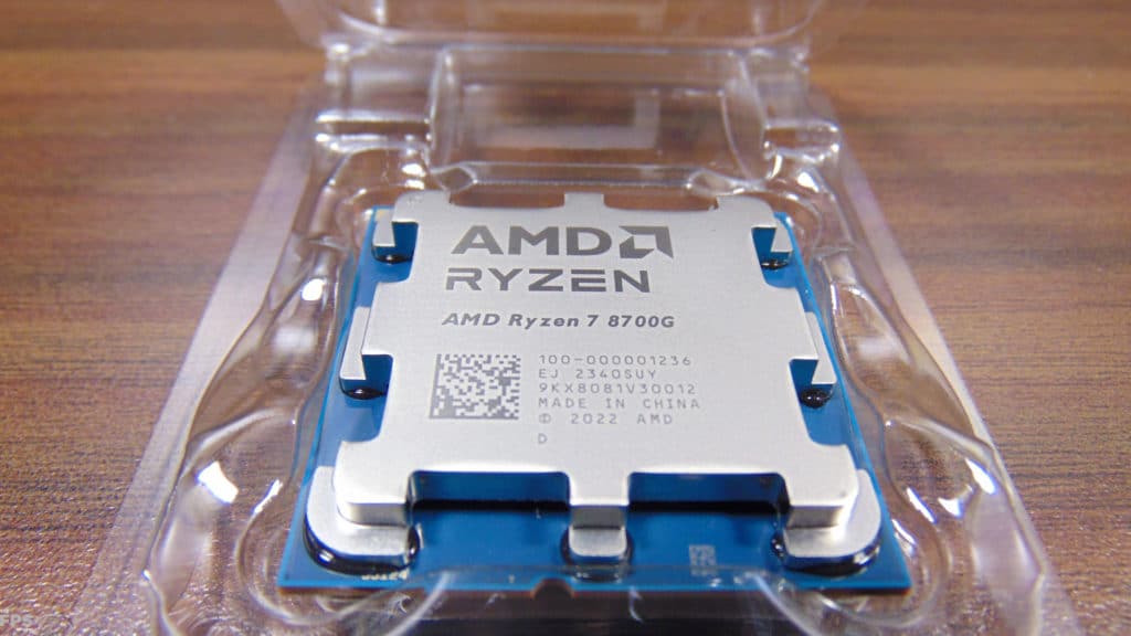AMD Ryzen 7 8700G APU Top View