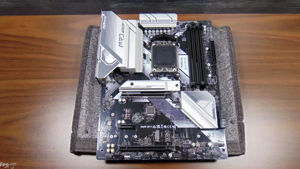 ASRock B650 Pro RS Motherboard Top View