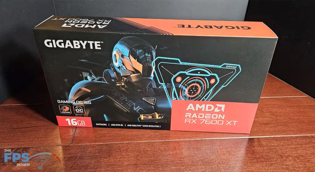 GIGABYTE Radeon RX 7600 XT Gaming OC: box front