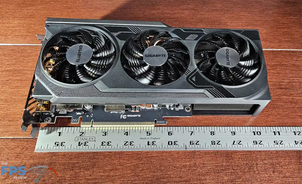 GIGABYTE GeForce RTX 4070 Ti SUPER WINDFORCE OC 16GB: card measured