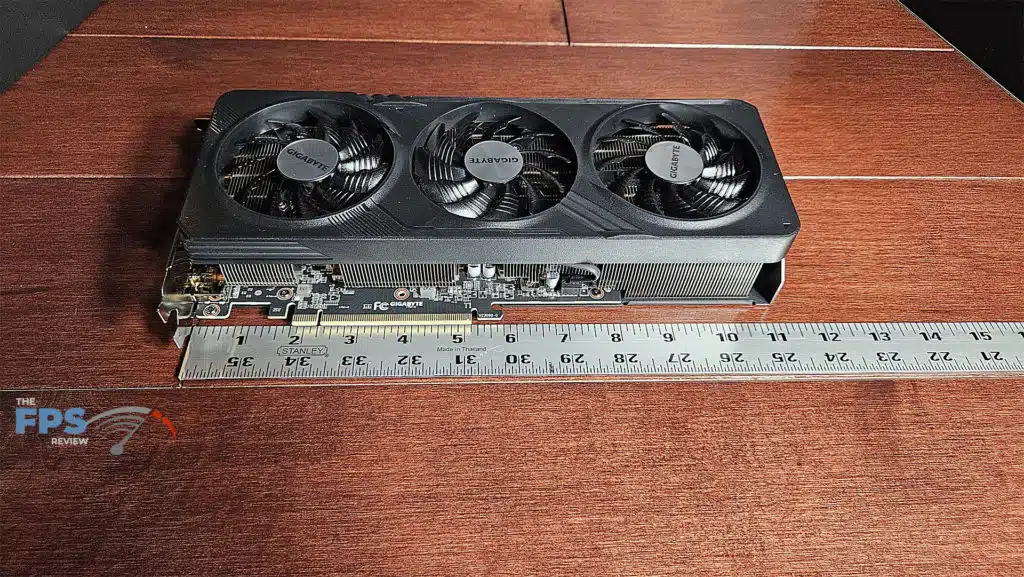 GIGABYTE  Radeon RX 7600 XT Gaming OC: measured